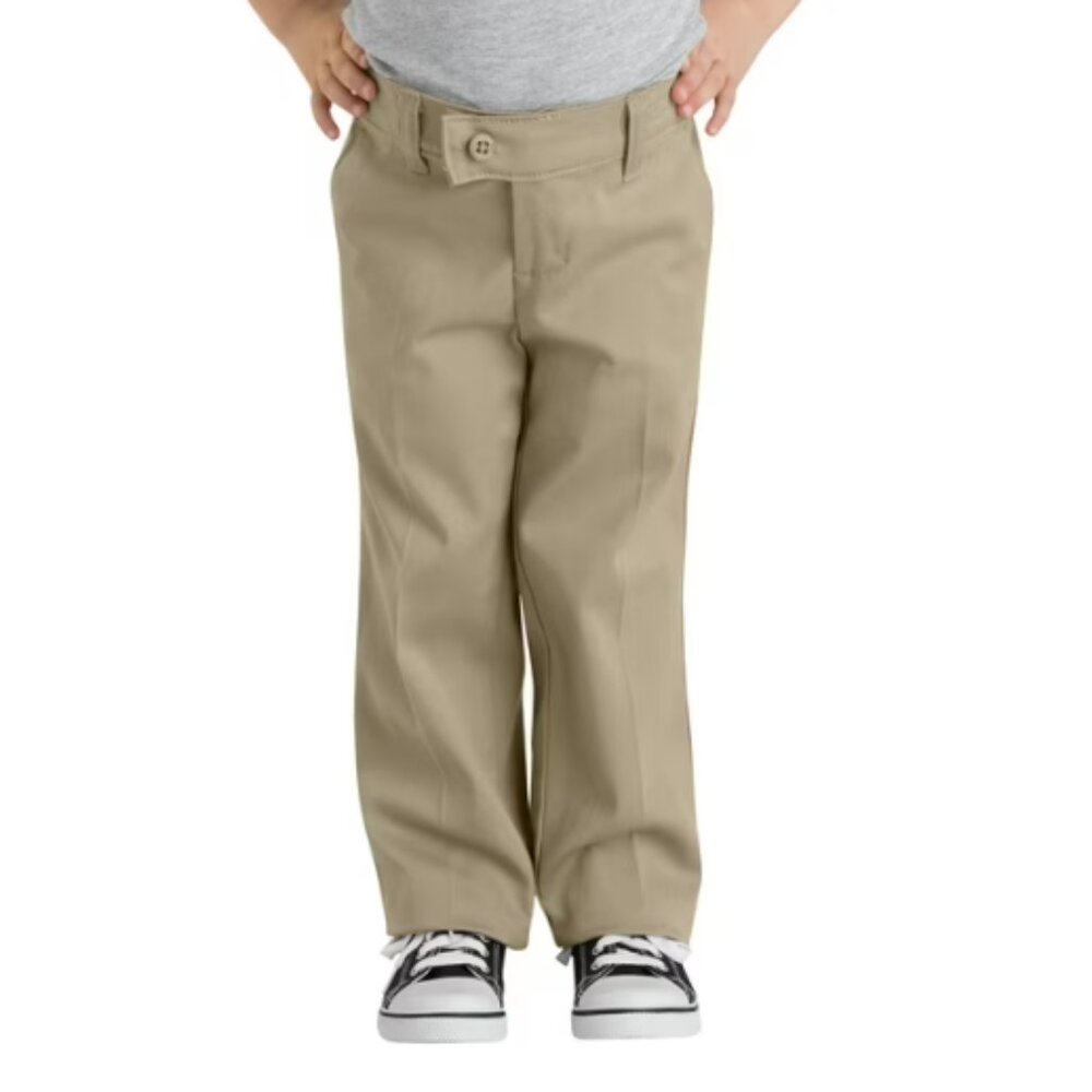 Dickies Girls Slim Fit Straight Leg Stretch Twill Pants - KP3319 - Desert Sand